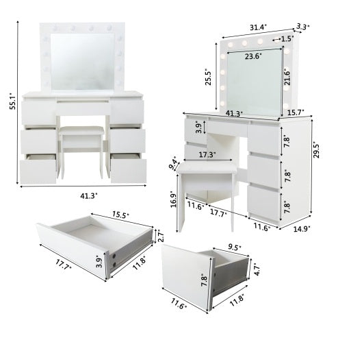 White Vanity Table