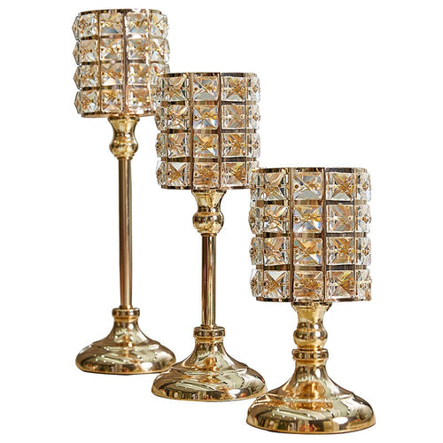 Golden Luxe Candle Holder