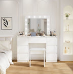 White Vanity Table