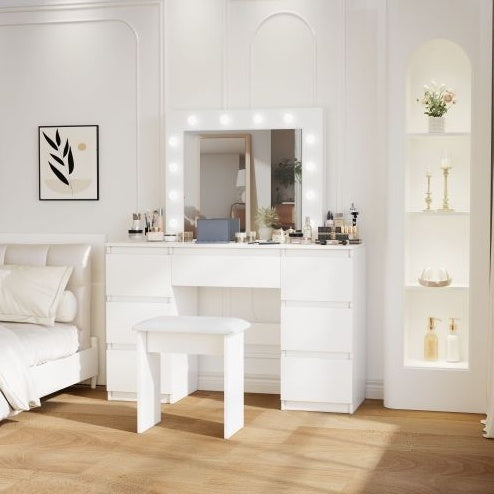 White Vanity Table