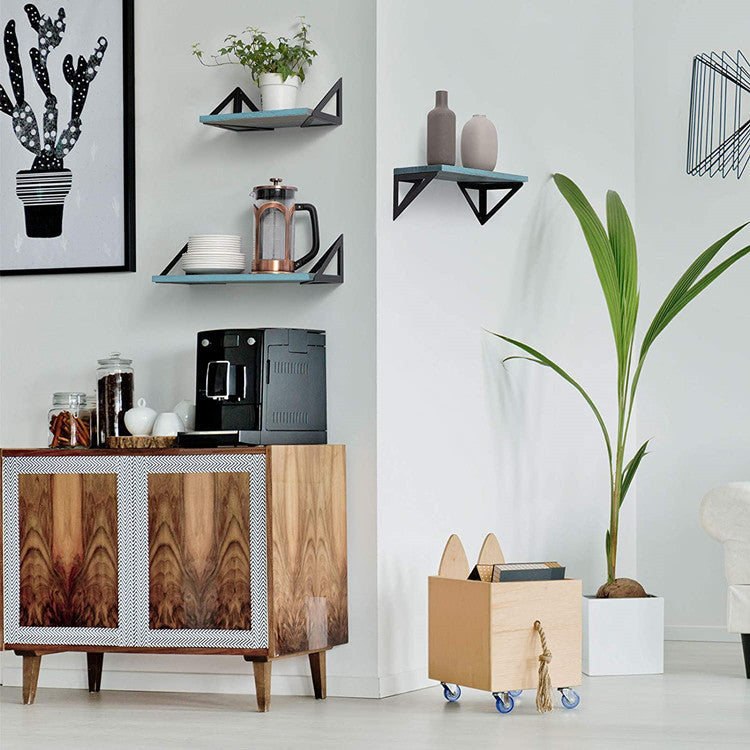 Antique Wood Floating Shelf